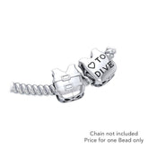 Dive Suit Sterling Silver Bead TBD350 - Beads